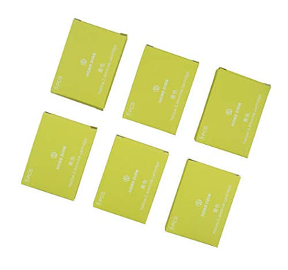 Asvine Hongdian Fountain Pen Yellow Ink Cartridges, Set of 30 Refill Ink Cartridges, 3.4 mm Bore Diameter - color: Yellow