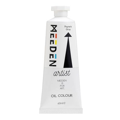 MEEDEN Artist Grade Oil Paint: Payne's Gray - 60ml/2oz Tube - Professional Art Paints for Canvas Painting - color: Payne's Gray, style: 60ml/2oz