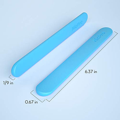 Nicpro 4PCS Silicone Stir Sticks, Reusable Silicone Popsicle Sticks Tools for Mixing Resin, Epoxy, Liquid, Paint, Making Glitter Tumblers