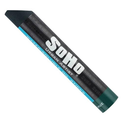 Soho Urban Artist Water Soluble Oil Sticks for Artists – Viridian Hue Oil Paint Stick - 37 ml - No Brushes or Solvents Needed, Paint Any Primed Surface, Water Clean-Up, Non-Toxic, 4.8 x 0.78 - color: Viridian Hue
