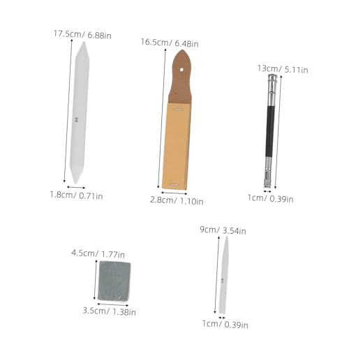 Mobestech 33pcs Blending Stump and Tortillions Sketching Blending Tools Set with Sandpaper Block Pencil Extender and Kneaded Erasers for Artist Drawing and Paper Art