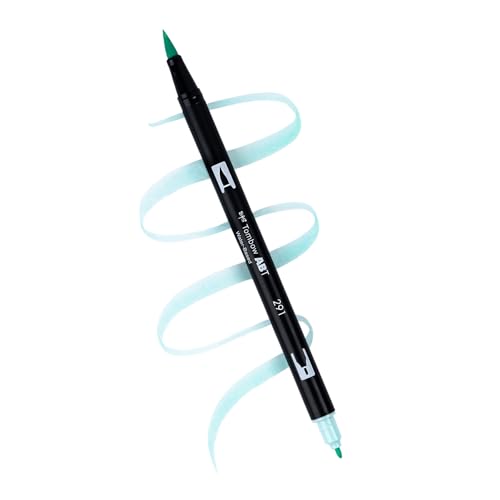 Tombow 56242 Dual Brush Pen Art Markers, Teatime, 6-Pack, Water-Based, for Hand Lettering, Watercolor, Fine Art, Illustrations