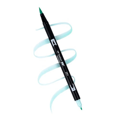 Tombow 56242 Dual Brush Pen Art Markers, Teatime, 6-Pack, Water-Based, for Hand Lettering, Watercolor, Fine Art, Illustrations