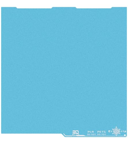 BIQU CryoGrip Pro Frostbite for Kobra 3 Combo/Kobra 3 V2 3D Printer 250x250MM Cold Build Plate Double Sided Strong Adhesion Spring Steel Sheet Room Temperature Print Upgrade Removable Heated Bed Cover - style: Frostbite(Kobra 3 Combo//Kobra 3 V2)
