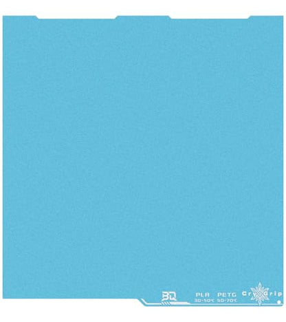 BIQU CryoGrip Pro Frostbite for Kobra 3 Combo/Kobra 3 V2 3D Printer 250x250MM Cold Build Plate Double Sided Strong Adhesion Spring Steel Sheet Room Temperature Print Upgrade Removable Heated Bed Cover - style: Frostbite(Kobra 3 Combo//Kobra 3 V2)