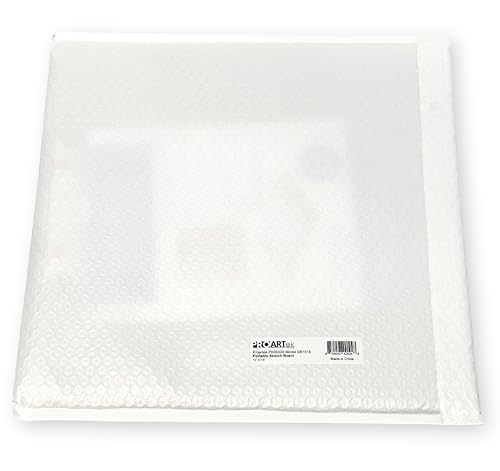 Proartek Drafting PK00026 Model SB1516 SB Series 15" x 16" Artist Sketch Board, Brown; 4mm Tempered Masonite; Constructed with a Cutout Handle; Smooth Edges; Firm Spring Clips; Rubber Band Included - size: 15" x 16"