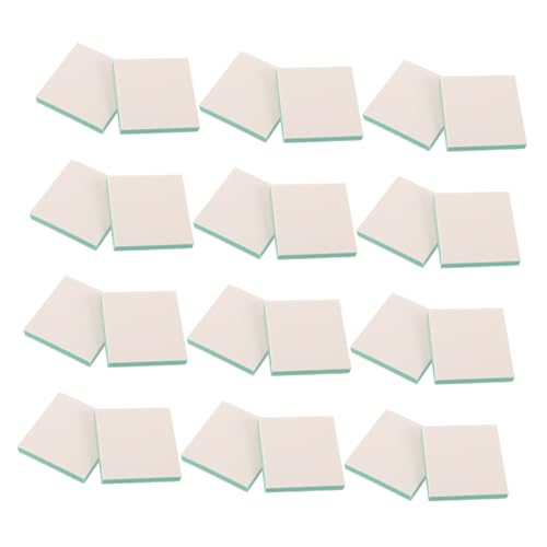 CORHAD 24pcs Soft Linoleum Carving Blocks Rubber Stamp Making Kit White Green for Printmaking DIY Art and Scrapbook Supplies