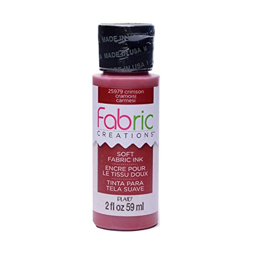 Fabric Creations Fabric Ink in Assorted Colors (2-Ounce), Crimson - color: Crimson