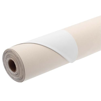 Paramount All Media Double-Primed White Canvas Roll 72" x6 Yard - Unbleached 100% Cotton, Acid-Free Acrylic Primer, 11 oz Primed Weight, Medium-Tooth Surface - Perfect for Oil, Acrylic, Alkyd Paints