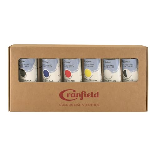 Cranfield Safe Wash Etching Ink Set of 6 (SWE6X75SET)