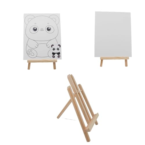 ZingArts 38-Piece Kids Art Set with 24 Acrylic Paints, Wooden Easel, Canvas, Brushes & Smock | Complete Painting Kit for Boys & Girls