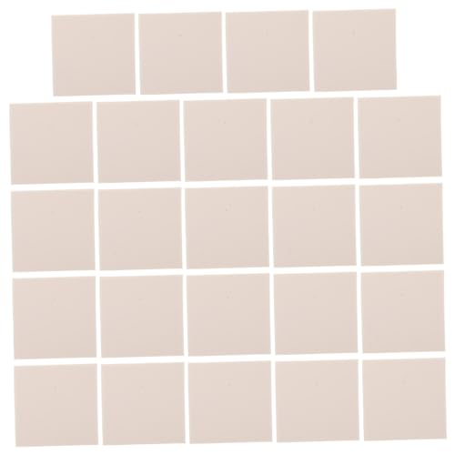 WOFASHPURET 24pcs Soft Linoleum Blocks for Printmaking and Stamp Making Kit, Smooth Cutting TPR Material Square Shape, for DIY Art Projects and Educational Use