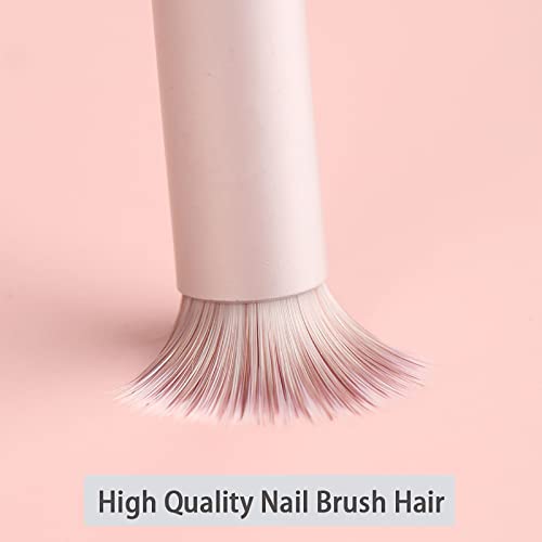 6Pcs Ombre Nail Brush Nail Art Brushes Nail Ombre Brush Nail Gradient Painting Pen Ombre Brush for Gel Nails Acrylic Manicure Brush Nail Art Tools - color: Mix Ombre Brush