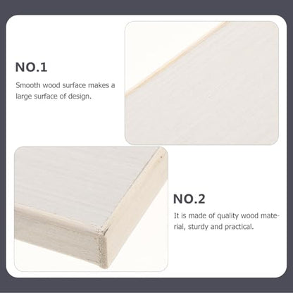 HEALLILY Wood Board Wood Panels Wood Painting Board Sketch Board Birch Wood Drawing Boards Cradled Panel for Artists Crafts Painting (8K Hollow Drawing Board) Wood Board Portable Easel