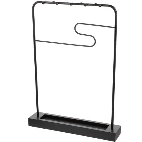 COHEALI Iron Brush Pen Holder 14.56X10.62X2.00In Wrought Calligraphy Brush Rack Home Desk Display Organizer for Writing and Art Supplies