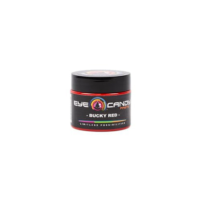 Eye Candy Resin Pigment Paste – Highly Pigmented Epoxy Color, 2 oz, Solid Non-Metallic, Mixable for Custom Shades (Bucky Red) - color: Bucky Red