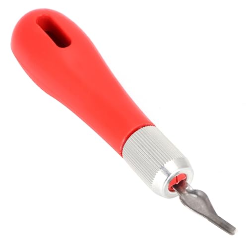 Aramox Wood Block Carving Knife, Plastic Stainless Steel with 12 Precision Blades for Detailed Woodcarving and Stamp Making, Ideal for Artists and Hobbyists