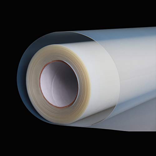 13"x100ft. Screen Printing Film 1 roll Waterproof Inkjet Transparent Film for Water-based Pigment and Dye Printers