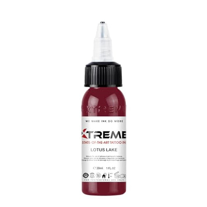 Xtreme Tattoo Ink, Versatile Medium Viscosity for Precision Tattooing, Rich Hue, Quick Healing, Acrylic-Free, Water Based and Premium Quality - Ready-to-Use Tattoo Ink (Lotus Lake, 1 oz) - color: Lotus Lake, size: 1 oz