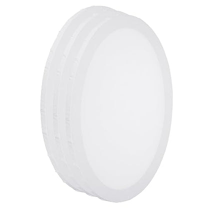 PATIKIL Paint Canvases for Painting, 3 Pack 16x12 Inch Oval Wood Frame Stretched Blank Art Canvas Board Panels for Acrylic, Oil, Tempera Painting, White - size: 16x12 Inch