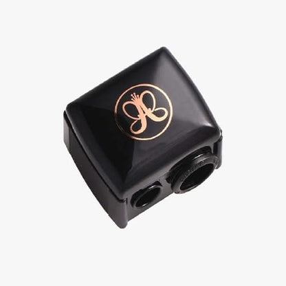 Anastasia Beverly Hills 3-in-1 Sharpener - Dual Blade Cosmetic Pencil Sharpener for Eyeliner, Lip Liner & Brow Pencils for Precision Clean Sharpening and Professional Makeup Use