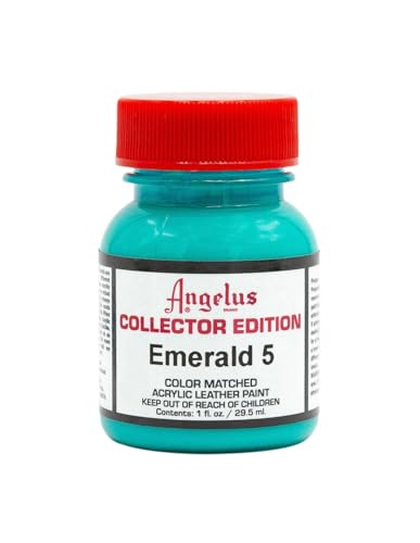 Angelus Collector Leather Paint 1 oz Emerald - color: Emerald 5