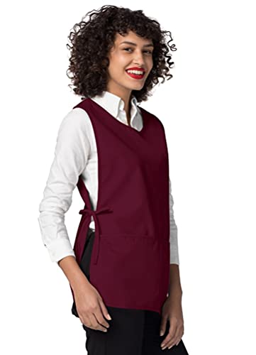 Adar Universal Cobbler Apron 2 Pack - Unisex Cobbler Apron - color: Burgundy, size: Standard