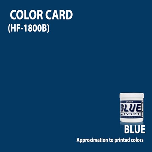 Shaliteink® Screen Printing Plastisol Ink Process Blue - Highly Opaque Screen Printing Ink for Cotton, Polyester and Other Fabrics (32oz.) - color: Process Blue, size: 32 fl oz