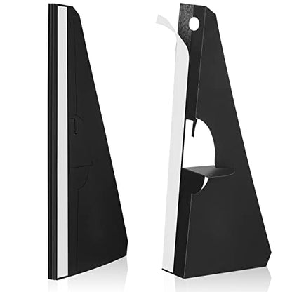 Marspark 12 Pack Poster Stand Self Stick Easel Back Poster Board Stand Convenient Peel and Stick Self Adhesive Easels Display Cardboard Sign (10 Inch) - color: Black, size: 10 Inch