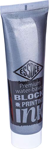 Essdee Block Printing Ink 3 Pack (Metallic Gold, Silver, Bronze), 100ml x 3