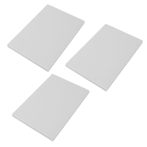 Semme 10PCS Premium Soft Rubber Carving Blocks for Easy DIY Stamp Making and Printmaking for Crafting Levels (White) - color: White