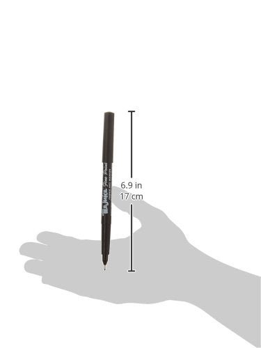 Jacquard JAC-PEN1008 Fine Tee Juice Fabric Marker, Black, Null