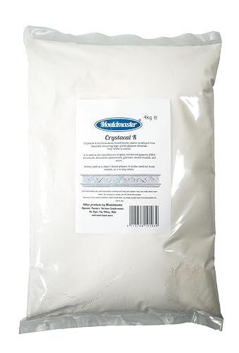 Mouldmaster Crystacal R High Strength Plaster, White, 4 kg - size: 4-kilograms