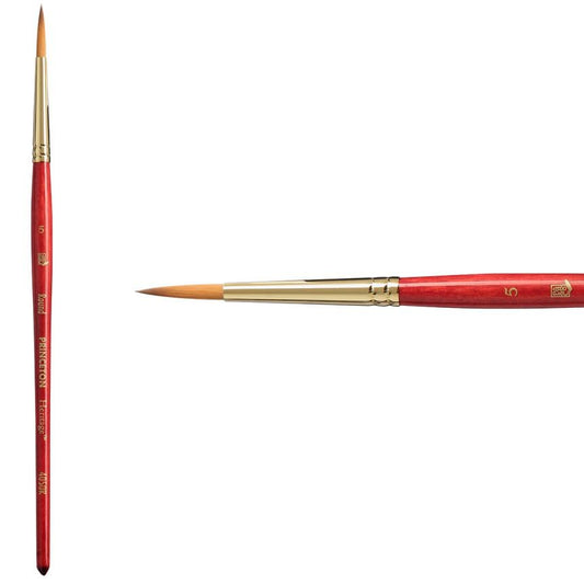 Princeton Heritage Round Brush, Synthetic, Short Handle, Size 5, 1 Count - size: Size 5