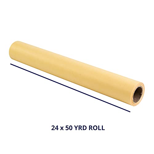 Pacific Arc Tracing Paper Roll, Yellow, 24 Inch x 50 Yard Roll - color: Yellow, size: 24 Inch x 50 Yard