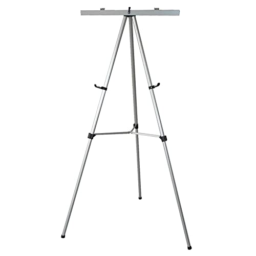Audio-Visual Direct Lightweight Aluminum Flip-Chart Presentation Easel, 70 Inches, Silver - color: Silver, size: 1 Easel