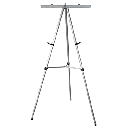 Audio-Visual Direct Lightweight Aluminum Flip-Chart Presentation Easel, 70 Inches, Silver - color: Silver, size: 1 Easel