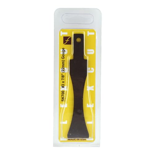 Flexcut Wood Carving Tools | SK Interchangeable Blades | #3, 7/8 Inch (22mm) Gouge | Razor Sharp 1095 High Carbon Steel | Handle Not Included |SK700 | Made in the U.S.A. for Wood Carvers and Hobbyists