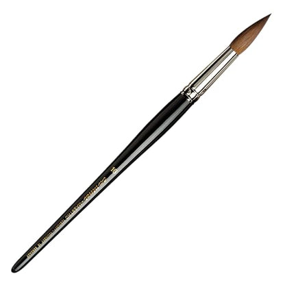 da Vinci Watercolor Series 10 Maestro Paint Brush, Round Kolinsky Red Sable, Size 16 - size: Size 16, style: Round Series 10
