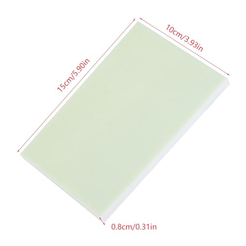 6" x 4" Rubber Carving Block, Soft and Easy to Carve Rubber Block for Printmaking, Stamp Making, DIY Crafting, Scrapbook, Painting (Green) - color: Green