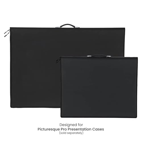 Picturesque Pro Presentation Refill Book 24x36 - Art Portfolio Folder for Artwork, Archival Storage Solution, Strong Spiral Bound Format w/ 20 Crystal Clear Pages and Acid-Free Divider Sheets - size: 24x36 in Refill