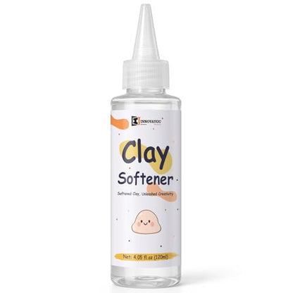 120ml Polymer Clay Softener, Restores Dry & Cracked Clay, Enhances Flexibility and Adhesion, for Professional Clay Artists and Hobbyists