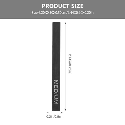 TEHAUX 6Pcs Sketch carbon square bars vine suits art charcoal sticks dark charcoal sticks Compressed Sticks Charcoal Rods compression suite pencil graffiti stick set