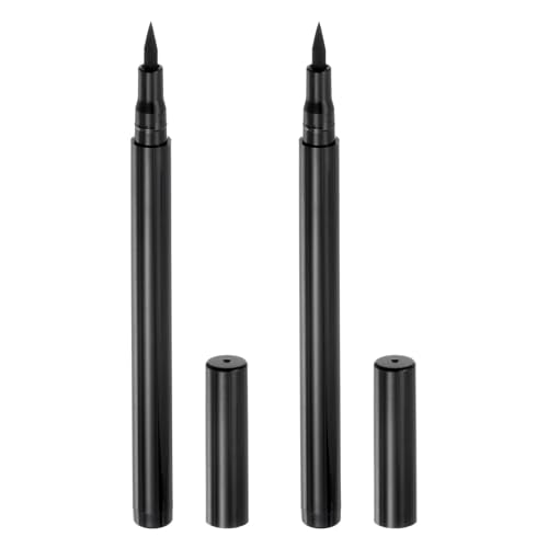 HARFINGTON 2pcs Fabric Markers Permanent Dye Paint Textile Marker Pens Fine Tip 2 Colors for DIY Clothes Shoe, Black, Dark Blue - color: Black Dark Blue