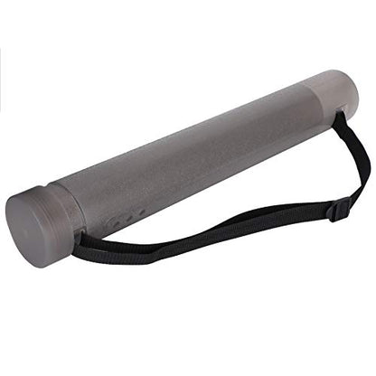 Circular Drawing Telescopic Painting Tube Matte Texture Art Supplies for Storage and Travel (Dark Gray)