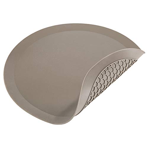 PrepSolutions 100% Silicone Heat Resistant Multifunctional Mat, 12- Inch Diameter, Gray - Non-Slip Kitchen Protector for Hot Pots and Pans, 1 Piece