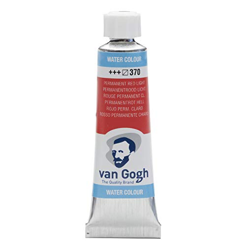 Van Gogh Watercolor Paint, 10ml Tube, Permanent Red Light 370