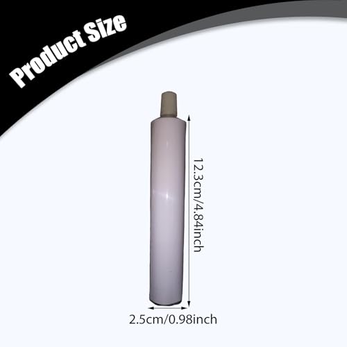 Empty Aluminum Paint Tubes Refillable Container Easy Open Multipurpose Convenient Packing Sample Bottles for DIY Filling, 10Pcs 50ml - size: 10Pcs 50ml