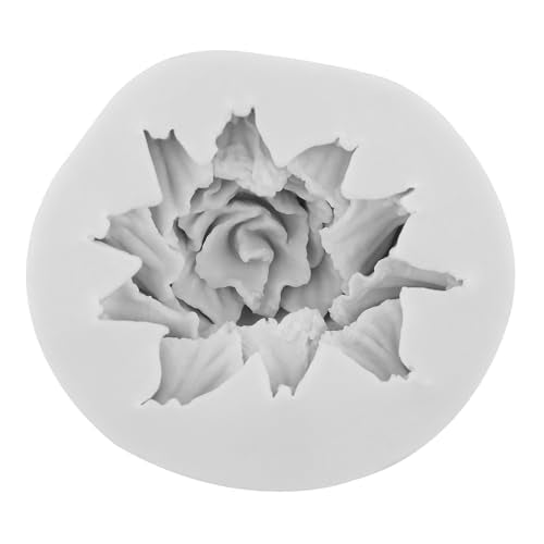 Flower Polymer Clay Mold Chrysanthemum Flower Silicone Molds for DIY Crafts Air Dry Plaster Polymer Clay Epoxy Resin Casting Jewelry Making - color: Style B