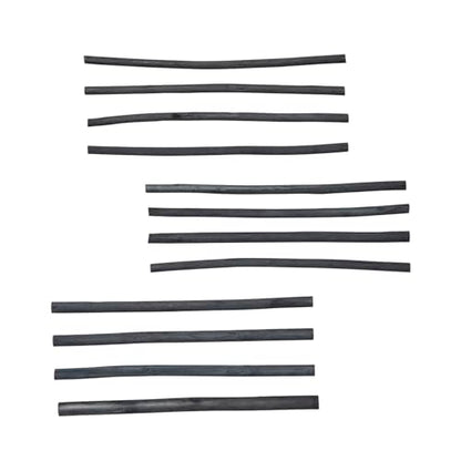 KINGART 12-Piece Willow Charcoal Sticks, Soft, Black Artist Vine Charcoal for Artists, Beginners, Students, Great for Sketching, Rendering, Drawing, Shading and Fine Art